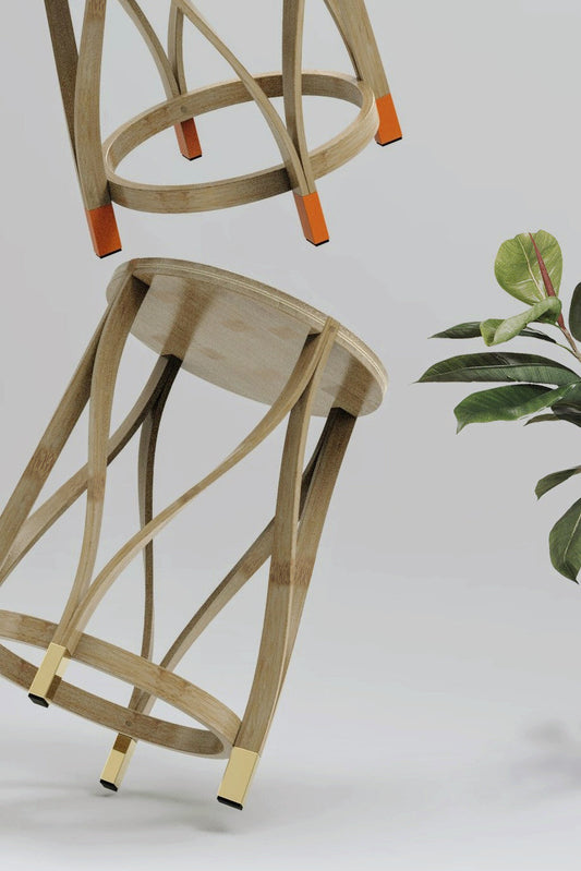 Elevate Your Space with Sustainable Stools-Mianzi-boho-décor