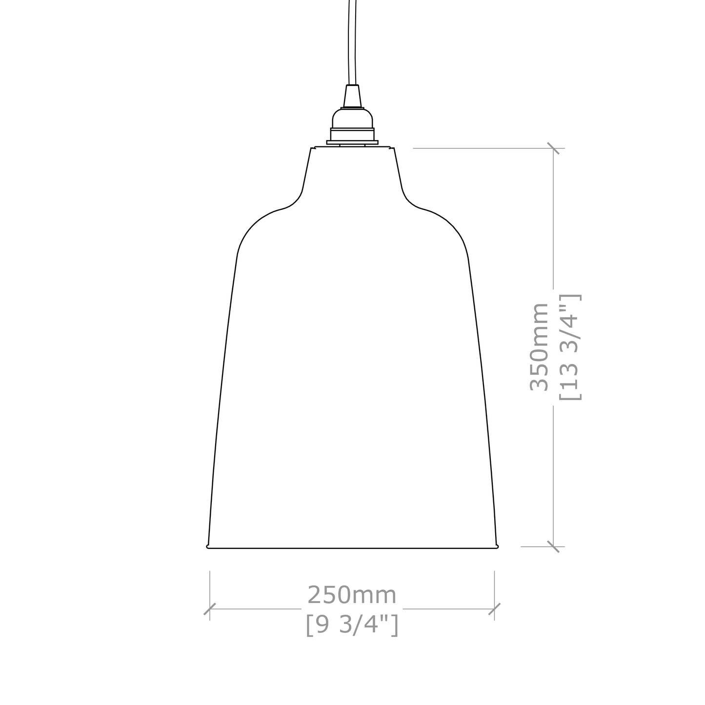 Cedar Pendant Lamp Grand