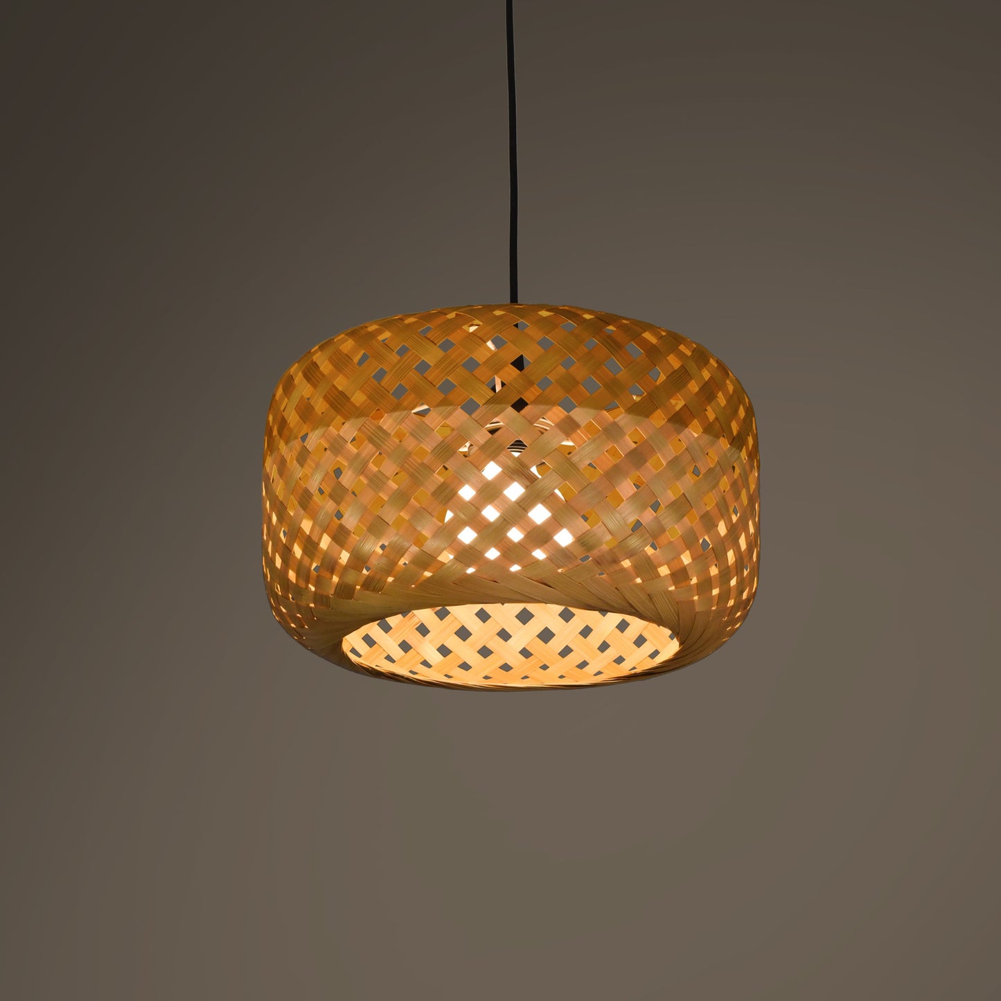 Opium AE- Bamboo Pendant Hanging Lamp Woven Light, Natural/Bamboo Pendant Lamps for Home Restaurants and Offices