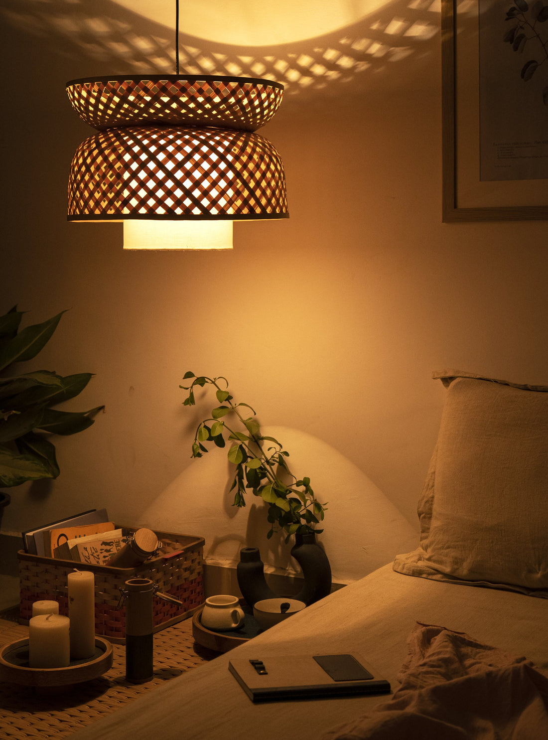 Illuminate Your Space with Mianzi's Handmade Bamboo Lamps-Mianzi-boho-décor