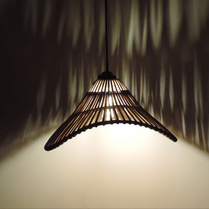 Alo Pendant Lamp [Mianzi X KJDS]: Hanging Lamp Handmade Rattan Cafe Lighting-Pendant Lamp-Mianzi