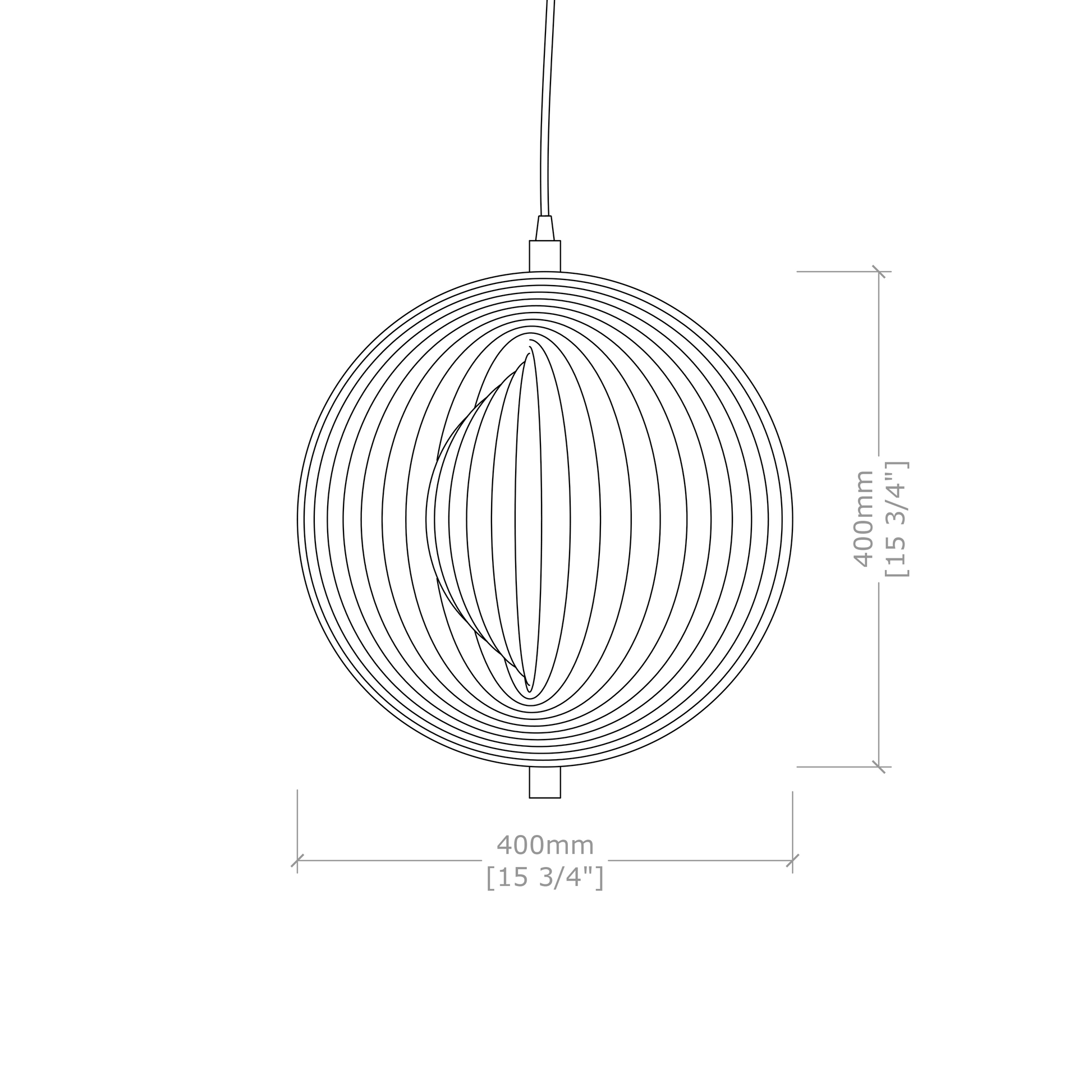 Sea Shell 16in/40cm Dia - Bamboo Pendant Lamp | Hanging Lamp Woven Light | Natural/Bamboo Pendant Lamps for Home Restaurants and Offices-Mianzi