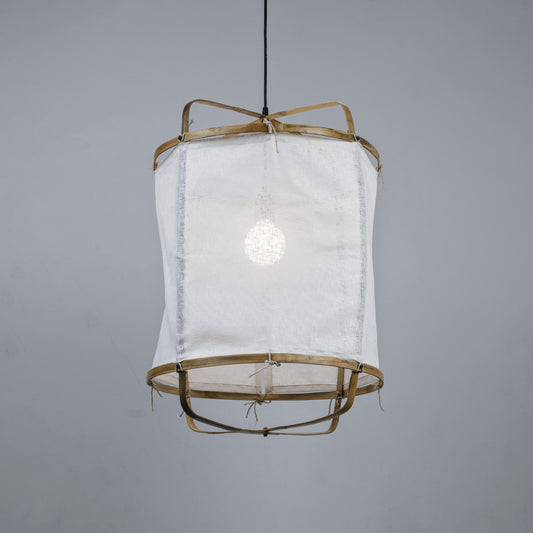 Iris Large- Bamboo Pendant Lamp Hanging Lamp Woven Light, Natural/Bamboo Pendant Lamps for Home Restaurants and Offices Pendant Lamp