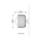 Foxglove Arctic Wall Lamp: Designer Bamboo Unique Wall Light Sconce for Home and Offices [20cm/8in Dia]-Mianzi