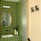 Mira Squircle Wall Mirror: Small Japandi Style Minimal Wall Mirror [45cm/18in(W) x 60cm/24in(H)]-Mianzi