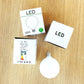 LQ Warm White LED Light Bulb (E27 Base, G95, 6W/7W, 2700K/3000K)-Mianzi