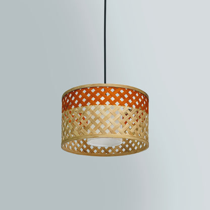 Mushroom Pendant Lamp : Designer Bamboo Pendant Hanging Lamp Cafe Lighting Restaurants Decor [20cm/8in, 30cm/12in, 45cm/18in Dia]-Mianzi