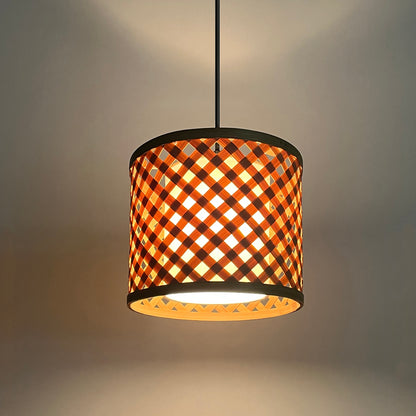Mushroom Pendant Lamp : Designer Bamboo Pendant Hanging Lamp Cafe Lighting Restaurants Decor [20cm/8in, 30cm/12in, 45cm/18in Dia]-Mianzi