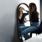 Mira Oval Wall Mirror: Bamboo Decorative Full Length Handmade Wall Mirror Extra Large [60cm/24(W) x 120cm/47in(H)]-Mianzi