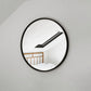 Mira Round Wall Mirror: Decorative Full Length Wall Mirror | Extra Large For Dressing Bathroom Bedroom [45cm/18in, 60cm/24in, 90cm/35in Dia]-Mianzi