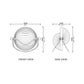 Seashell Table Lamp: Designer Table Top Lamp | Artisanal Cafe Lighting Restaurants Decor [22cm/8.5in(L) x 38.5cm/15in(W) x 32cm/14in(H)]-Mianzi