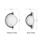 Seashell Wall Lamp: Unique Light Sconce for Home Restaurants and Offices [25cm/10in(W) X 35cm/14in(H) X 17.5cm/7in(D)]-Mianzi