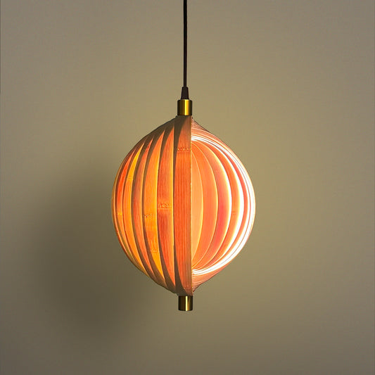 Seashell Pendant Lamp: Designer Hanging Lamp Chandelier | Handmade Cafe Lighting | Restaurants Decor Living Room [30cm/12in, 40cm/16in Dia]-Mianzi