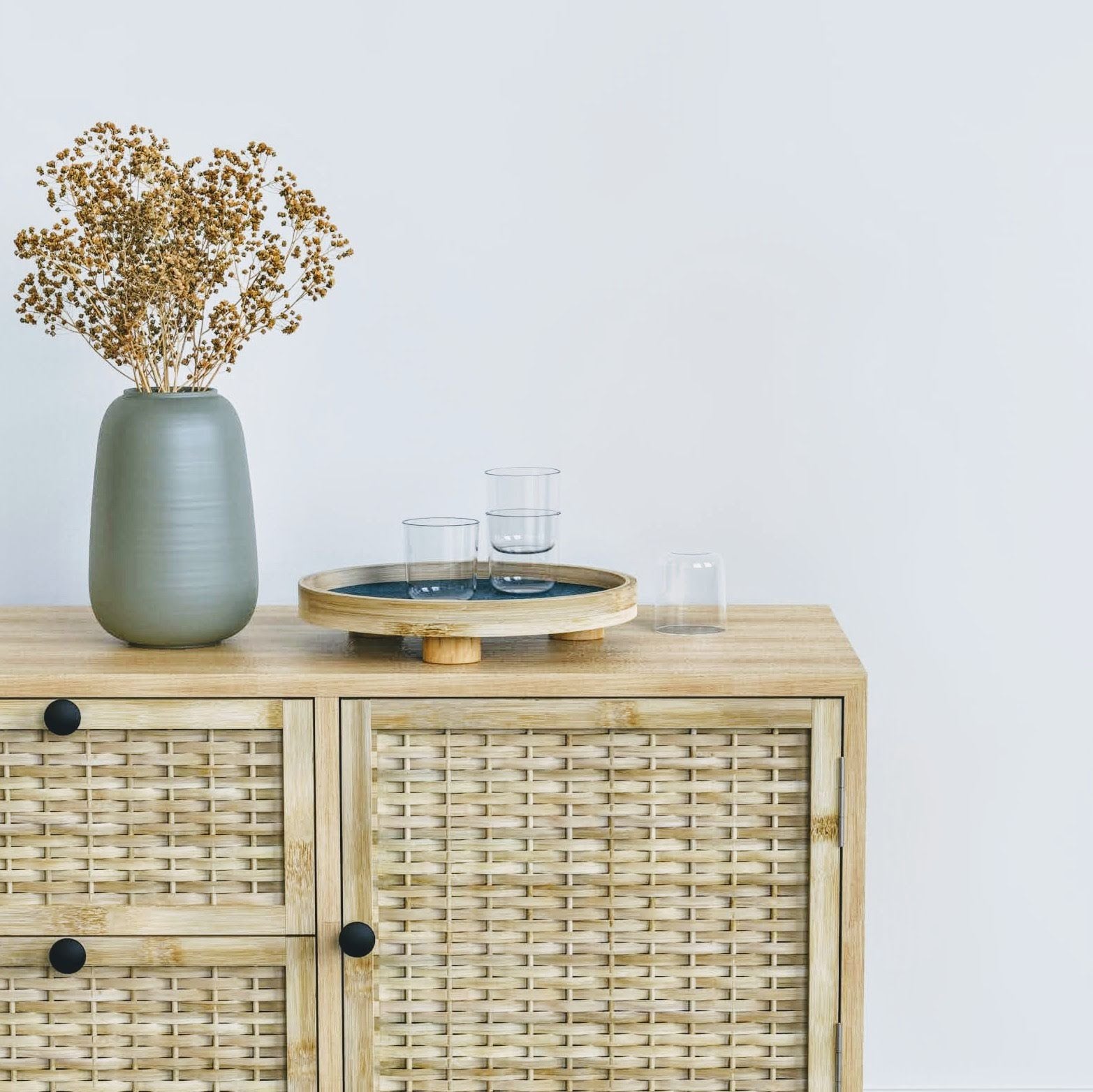 Wardrobe Shutter: Modular Bamboo Doors for Wardrobe, Modern Almirah [Customizable]-Mianzi