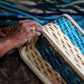 Stadium-Wicker Handwoven Storage Basket Shelf Basket Colorful Cane Bamboo Basket for Home Corporate Gifting