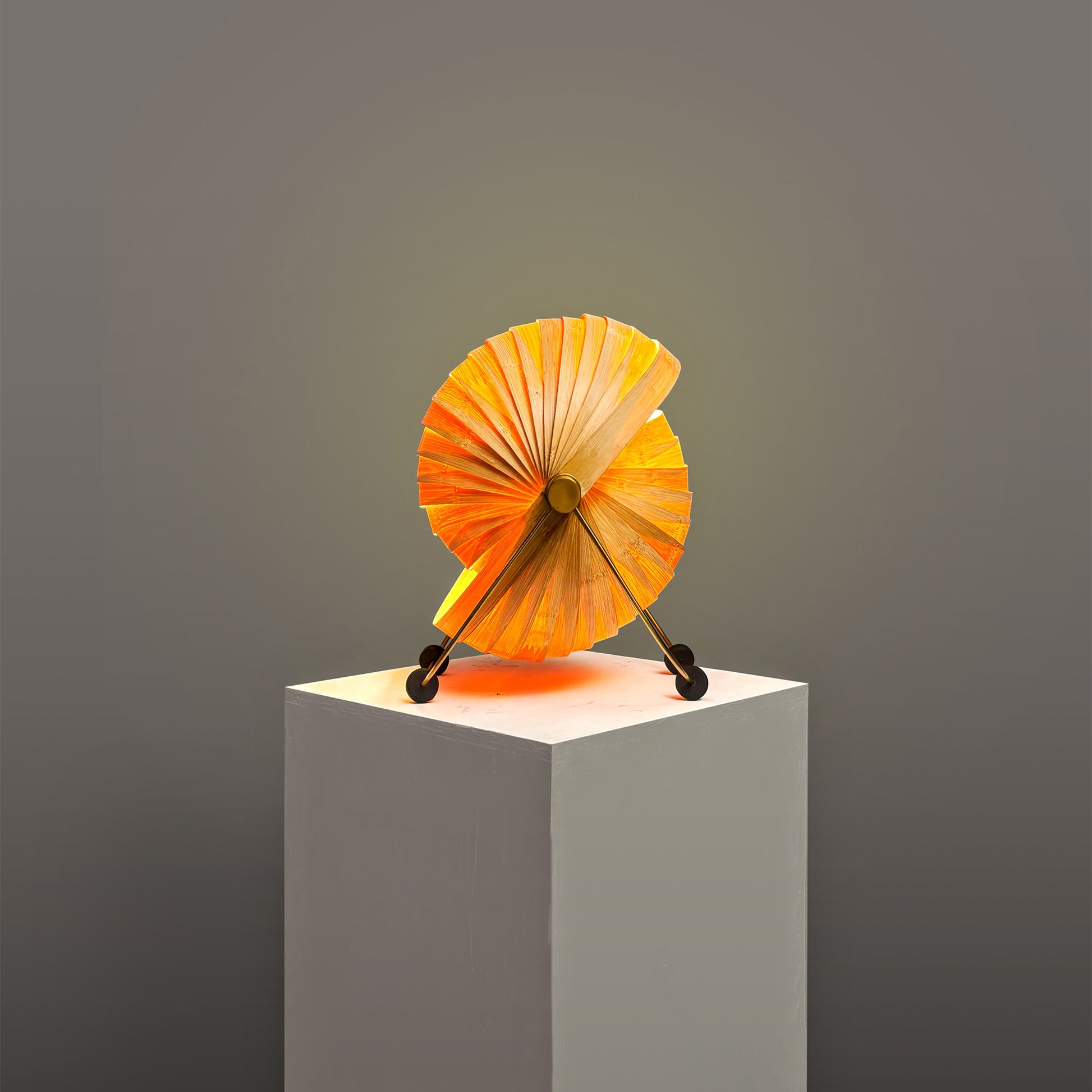 Seashell Table Lamp: Designer Table Top Lamp | Artisanal Cafe Lighting Restaurants Decor [22cm/8.5in(L) x 38.5cm/15in(W) x 32cm/14in(H)]-Mianzi