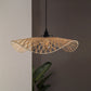 Swirl Large- Designer Bamboo Pendant Hanging Lamp Cane Chandelier Japandi Handmade Cafe Lighting Restaurants Decor Living Room 900mm Diameter