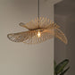 Swirl Bloom Pendant Lamp: Woven Light | Natural/Bamboo Lamps for Home Restaurants and Offices [60cm/24in, 90cm/36in Dia]-Mianzi