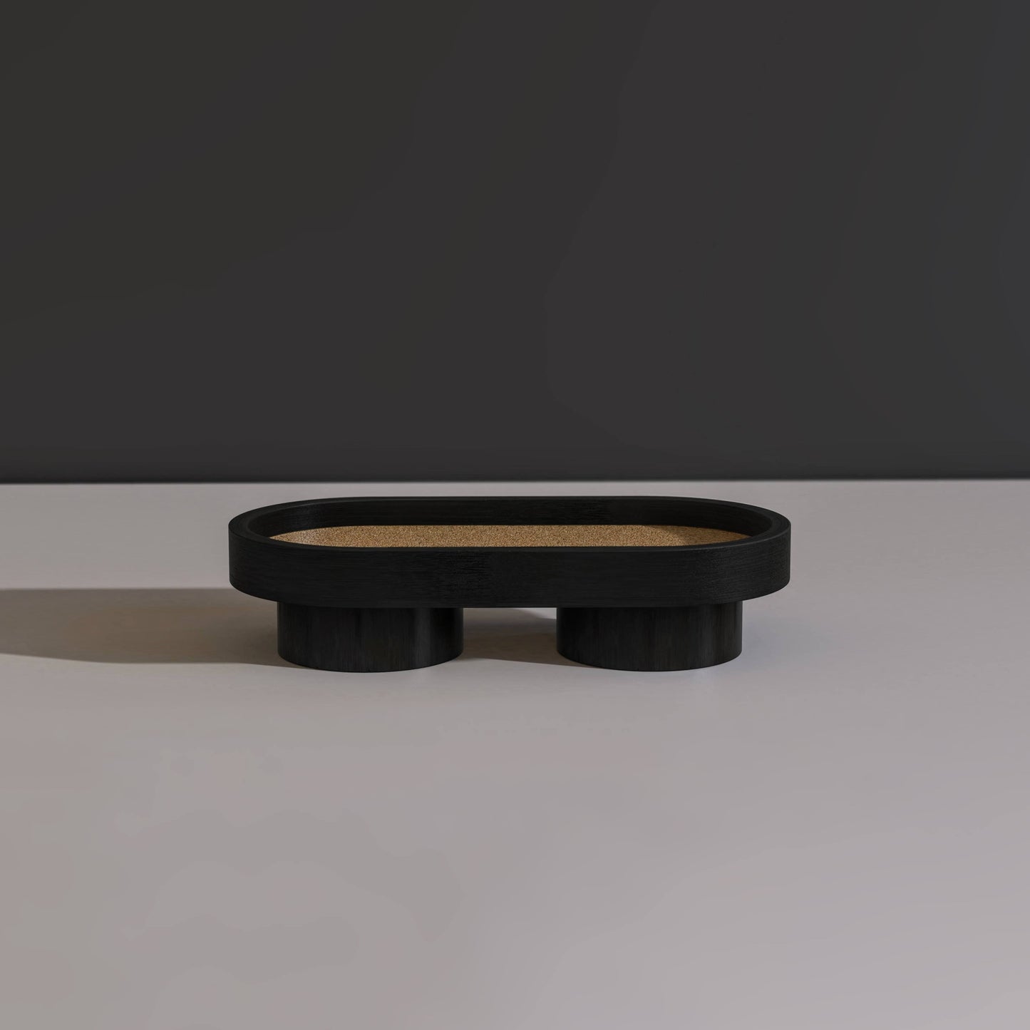 Podium Tray Oval (Small) Black Edit