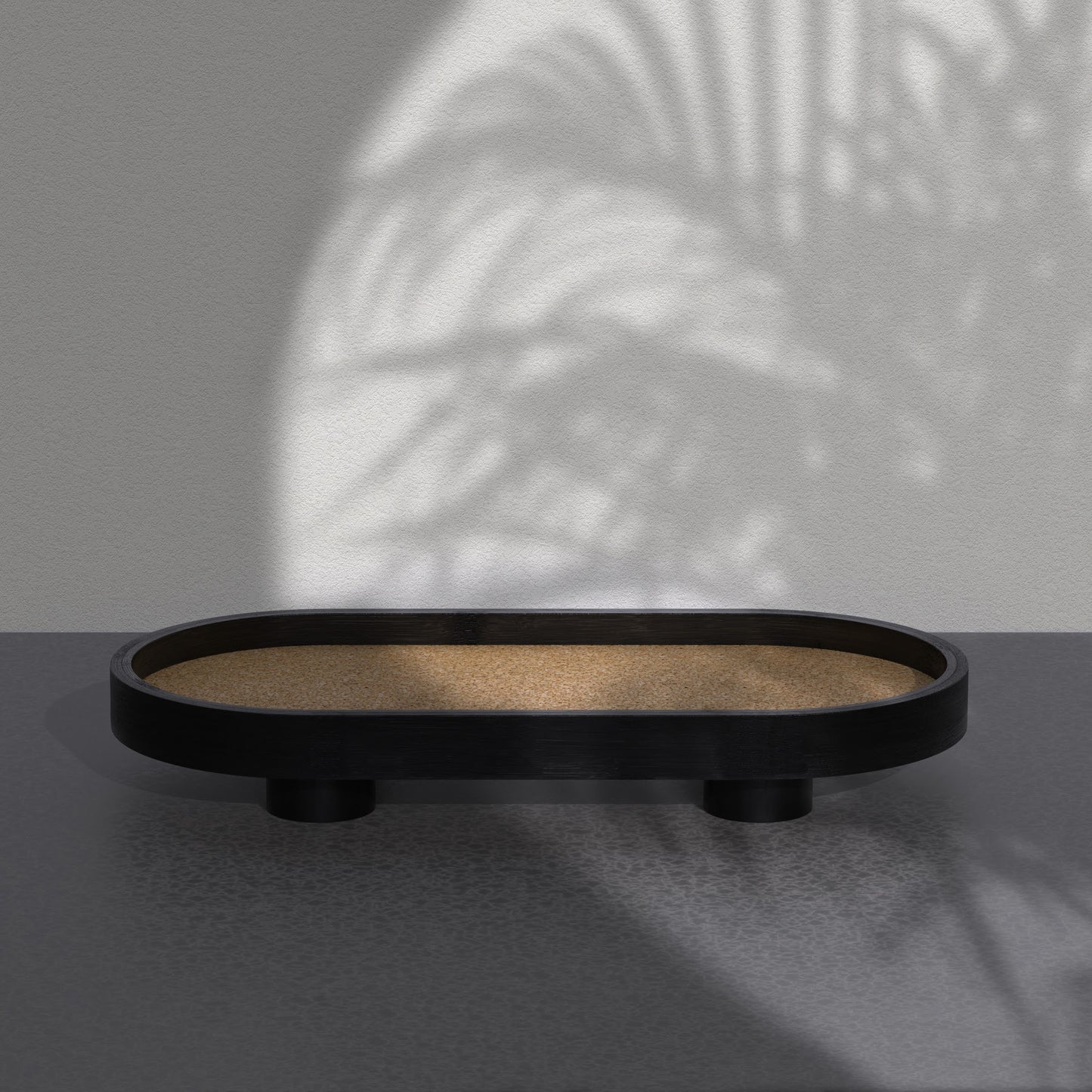 Podium Tray Oval (Large) Black Edit