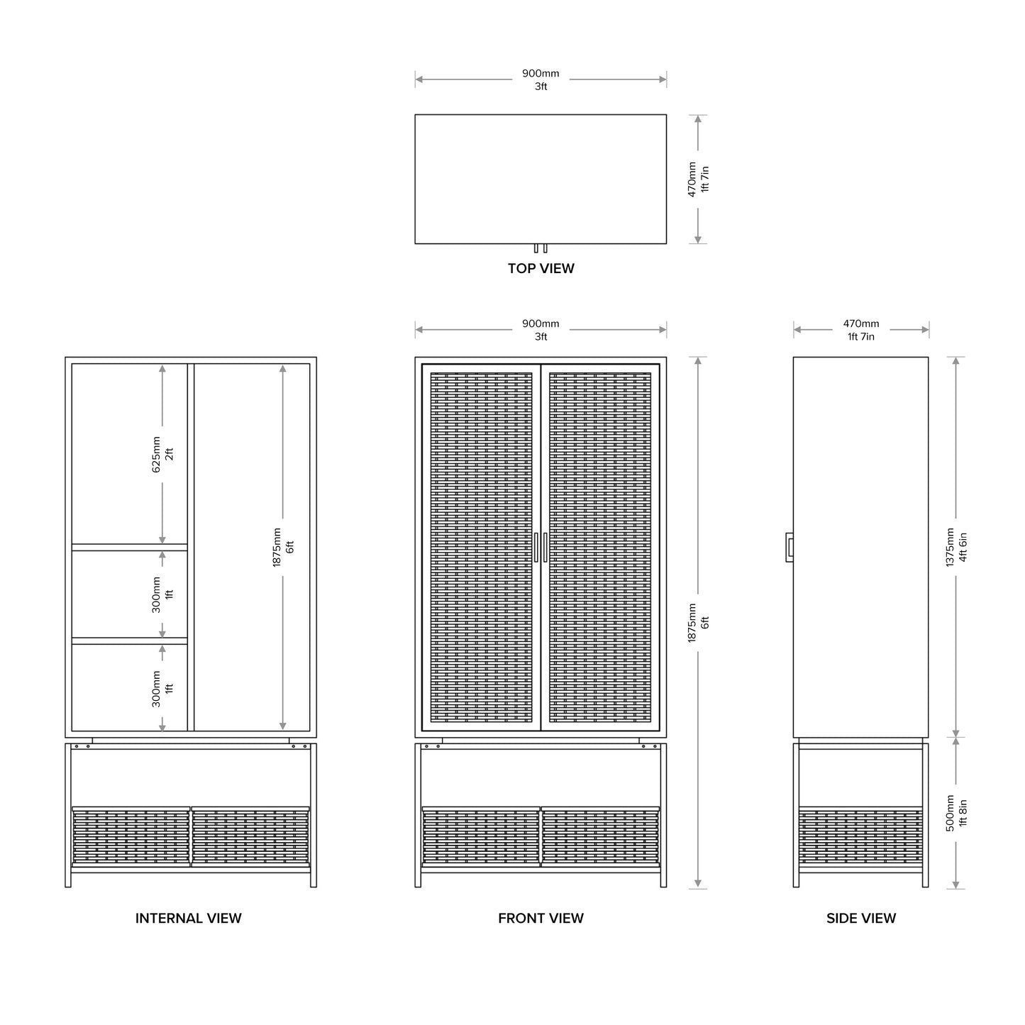 Hive Smart Wardrobe-Furniture-Mianzi