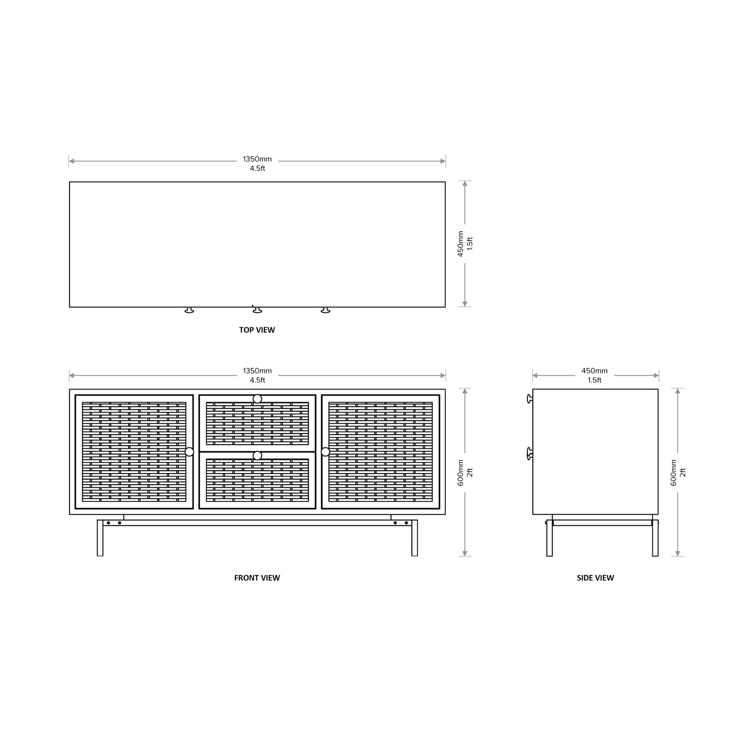 Hive Console-Furniture-Mianzi