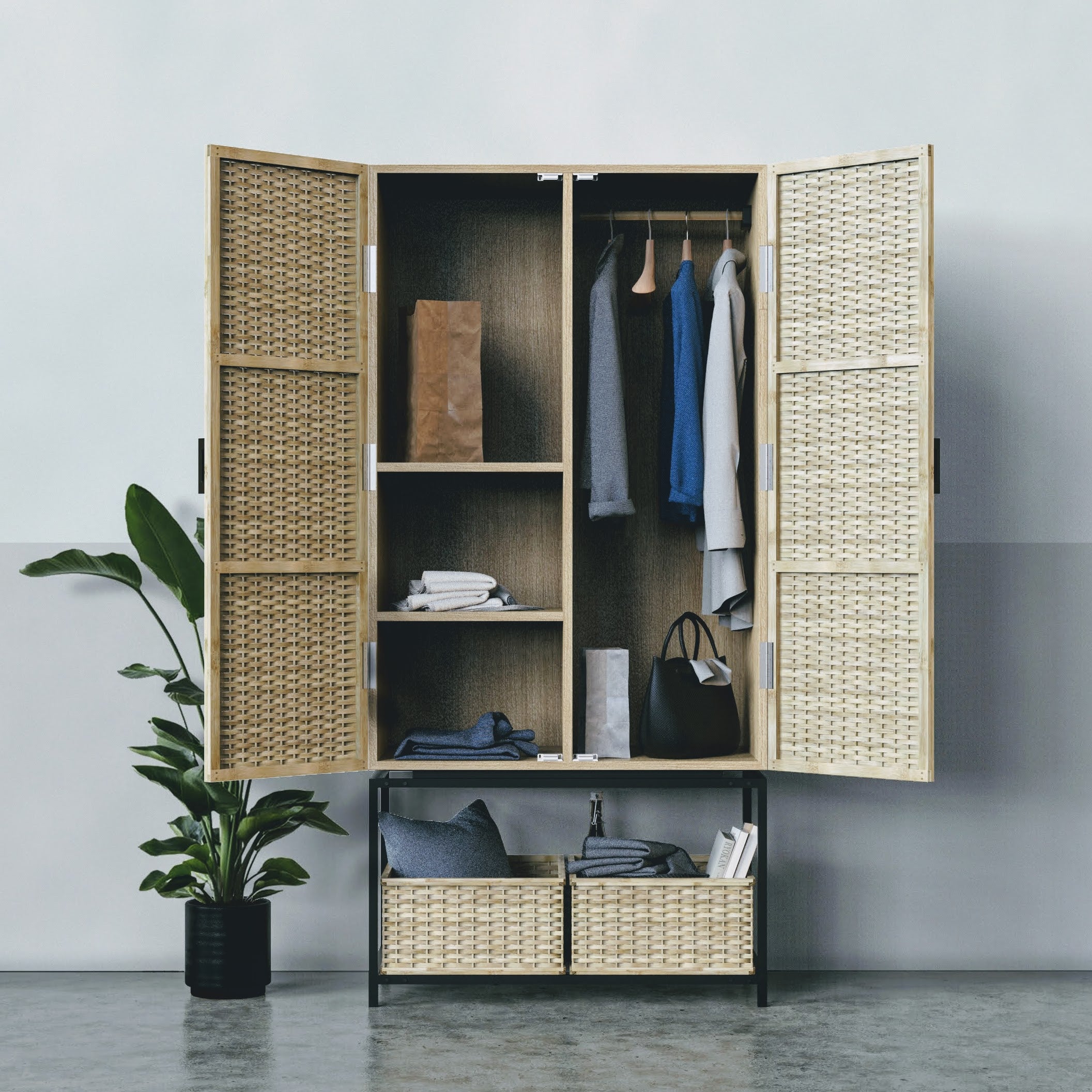 Hive Wardrobe: Smart Wardrobe System, Modern Almirah